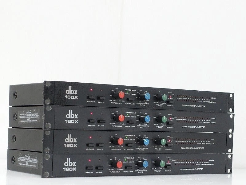 dbx 160X Professional Compressor Limiter Signal Processor 4 Set 