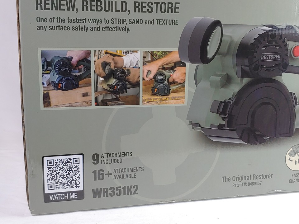 Restorer corded belt sander restoration tool grip variable speed ...