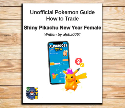 Pokemon Guide How to Trade Shiny Pikachu New Year Female Registered Trade