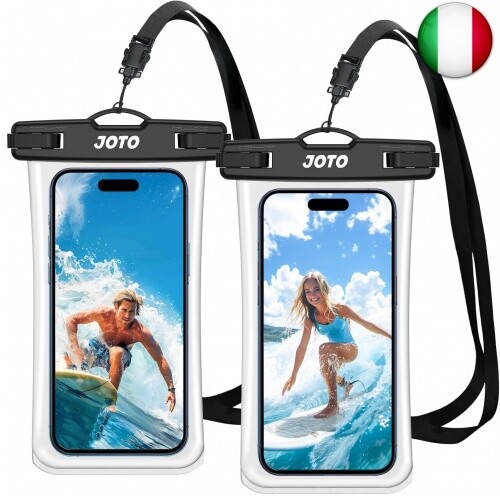 [2 Pezzi] Custodia Impermeabile Smartphone[30m/IPX8], Sacchetto Subacqueo per