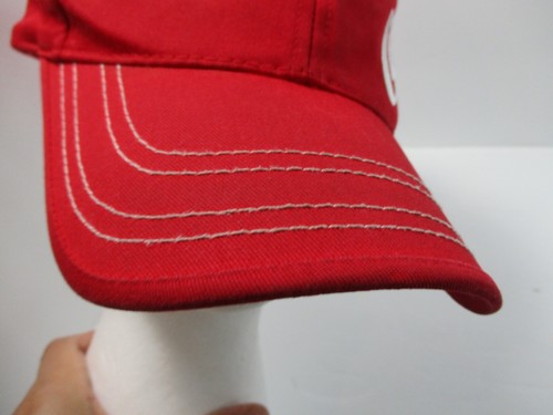 Coca Cola Hat Men Red OSFM Coke Soft Drink Soda Spell Out Script Logo K-Products - Picture 9 of 17