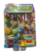 Delicacies 20-Piece Grocery Store Playset w/Shopping Cart, Cash Register, more