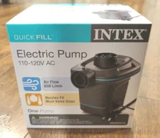 Intex Quick Fill Electric Pump 110-120V AC Inflates & Deflates - Brand New!