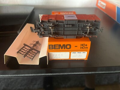 Bemo H0m 2261 gesloten goederen wagon Xk-v 9091 van de RhB #P226