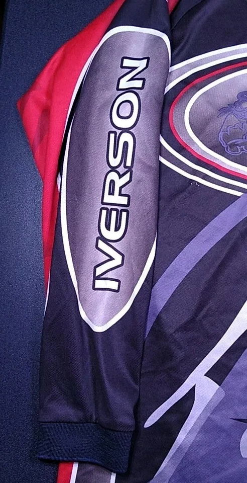 Reebok Allen Iverson i3 Motocross Longsleeve Jersey “Bad Newz” “The Answer” LG - Image 3 of 4