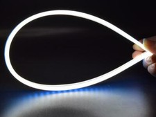 2x 60cm Flexible White Car Soft Tube LED Strip Light DRL Daytime Running Lamp