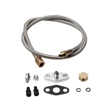 36" TURBO OIL INLET FEED LINE FITTING FOR TURBO TURBOCHARGER KIT T3/T4 T25/T28