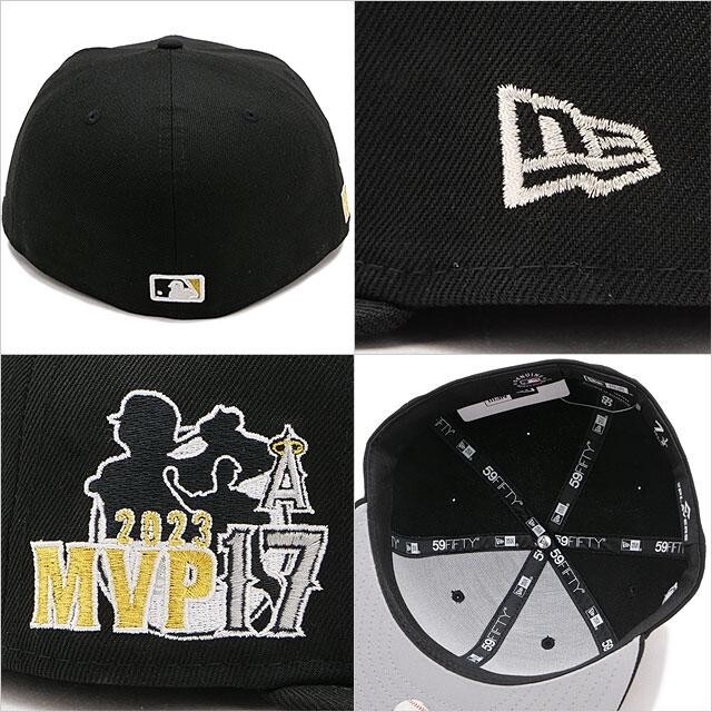 NEW ERA 59FIFTY Shohei Ohtani MVP CAP 黒 59FIFTY MVP ロサンゼルス・エンゼルス Shohei Ohtani ブラック