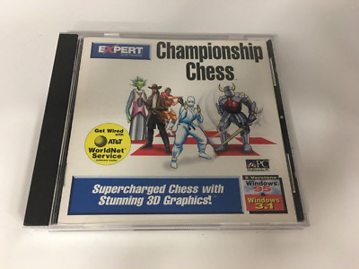 EXPERT CHAMPIONSHIP CHESS  - Supercharged Chess w/ 3D Graphics (PC)