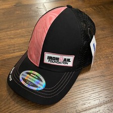 Adjustable Ironman Foundation Cap - Pink and Black