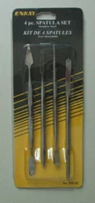 4pc Stainless Steel Spatula Set ENKAY HOBBY MODELING TOOL 3554