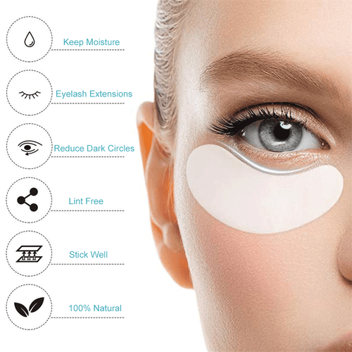 500 Pairs Eyelash Pad Eye Pad Gel Patch Lint Free Lashes Extension Mask Eyepad - Picture 8 of 14