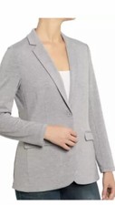 NEW Philosophy Ladies Casual Blazer Grey Heather Size XL 88 Retail