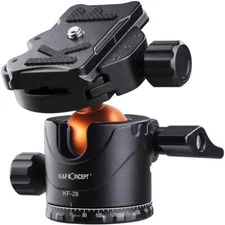 K&F Concept Pro 360° Ball Head With Quick Release Plate and Levels for Tripod US