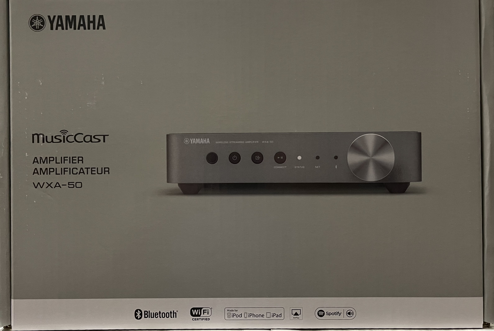 Yamaha Audio WXA-50 Wireless Streaming Amplifier Silver for sale