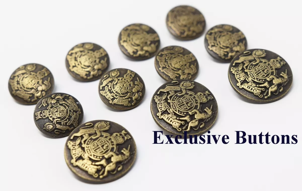 Bronze shop blazer buttons