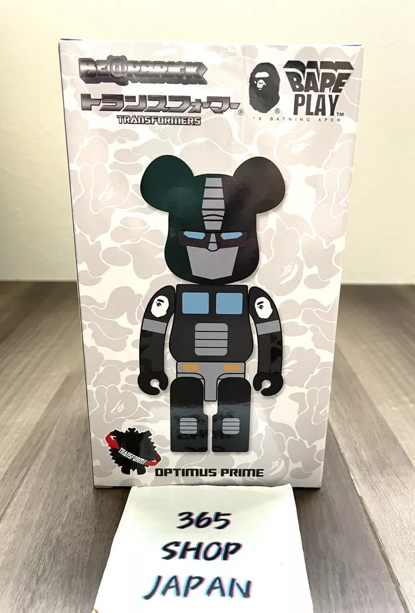 BE@RBRICK TRANSFORMERS OPTIMUS PRIME BAPE(R) BLACK 200% BEARBRICK