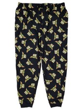 Bioworld Mens Black Star Wars The Mandalorian The Baby Jogger Pajama Bottoms