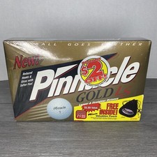 Pinnacle Gold LS Golf Balls 15 Golf Balls - Sealed Retail Box Vintage USA Made