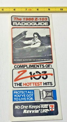 1986 Nationwide RadioGuide