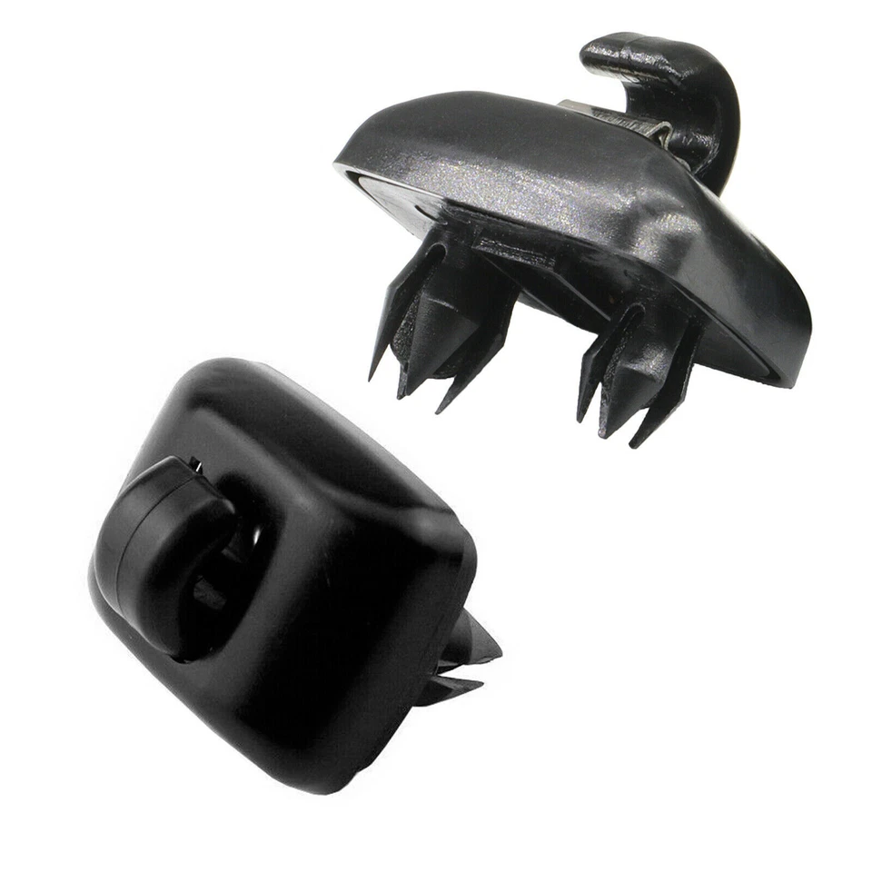 2PCS Sun Visor Clip Black for Audi A3 A4 A5 Q5 A7 B6 B7 B8 S4 S5 TT 8E0857562A - Image 2 of 4
