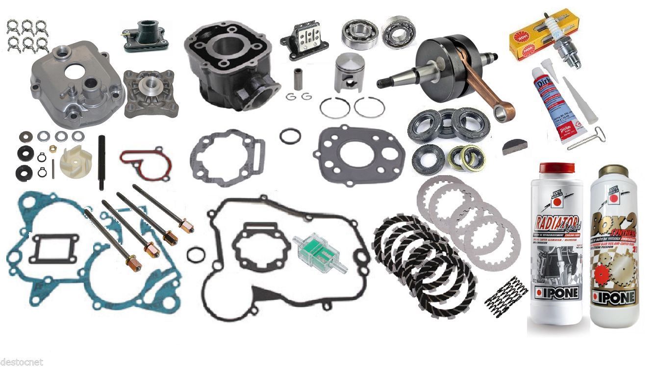 Pack réfection moteur Derbi Euro 3 pour remise à neuf mécaboite D50B0