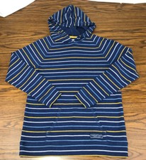 Vineyard Vines Double Knit Hoodie Shirt Youth Boys Extra Large Striped Hooded