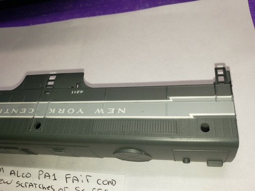 AS IS SHELL ONLY ATHEARN ALCO PA-1 LOCOMOTIVE DUEL HEADLIGHTS NEW YORK CENTRAL - Picture 8 of 12