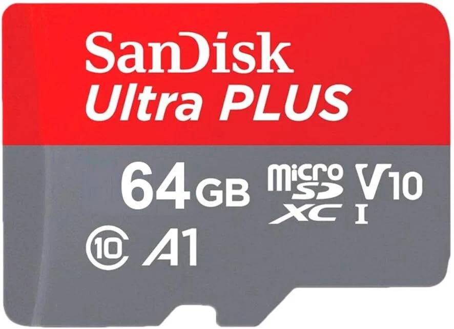 Sandisk Ultra Plus 64GB  MicroSDXC Card class 10 A1 V10 - Image 3 of 4