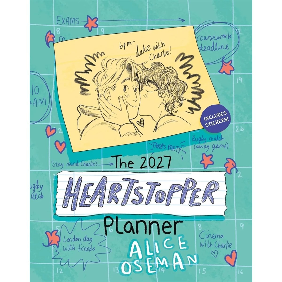 Heartstopper Deluxe Diary 2027, General Diaries, Week To View, Gift - Image 8
