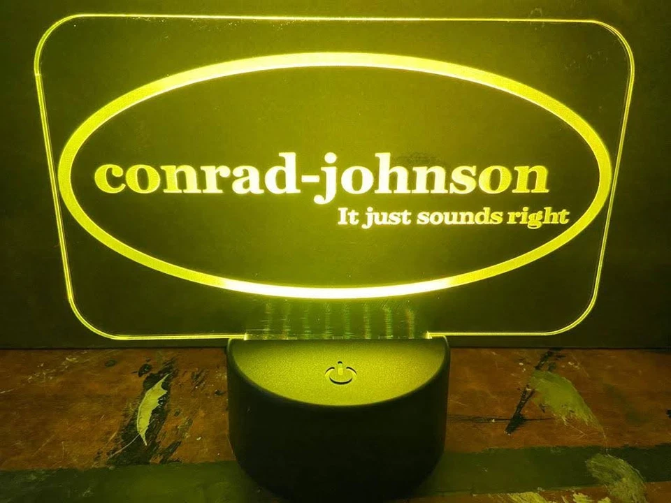 CONRAD JOHNSON Ledlight Logo Lampada Hifi Amplificatore Finale No Rotel Mcintosh - Immagine 3 di 4