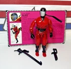 GI Joe Slice v1 1992 *100% COMPLETE w/File Card, Nice!* Vintage Ninja Force ARAH
