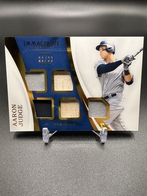 ⚾️🔥2017 Panini Immaculate Aaron Judge (RC) Rookie Bat /Jersey Relic /99 SP 🔥⚾️