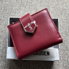 Steve Madden Red Women's Wallet Logo Accent Credit Card Slots