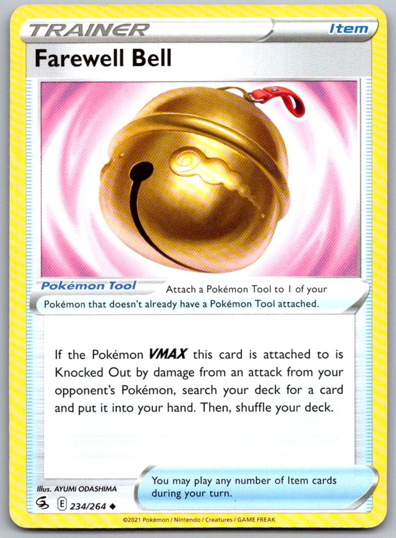Farewell Bell 234/264 Uncommon Fusion Strike Pokemon Near Mint