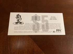 TTi Johnny Turbo $5 Off New Uncirculated TurboGrafx 16