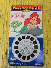 1991 Disney The Little Mermaid View-Master 3D Reels Opened / In Package