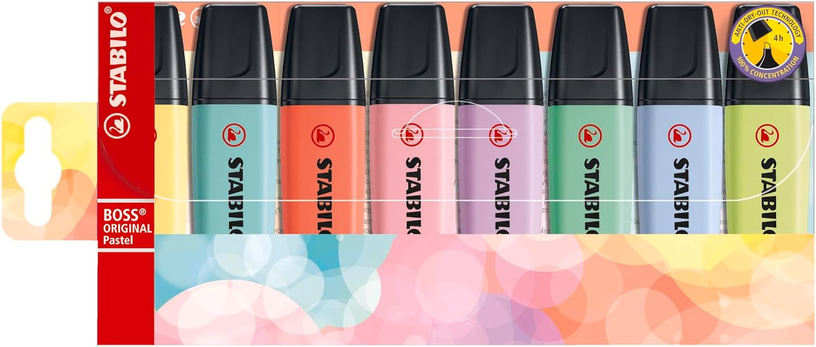 Boss Original Pastel - Pack Of 8 - Assorted Colors, Chisel T