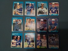 1986-87 Fleer Toronto Blue Jays- 12 Card Lot- Fernandez, Key, Barfield, Stieb
