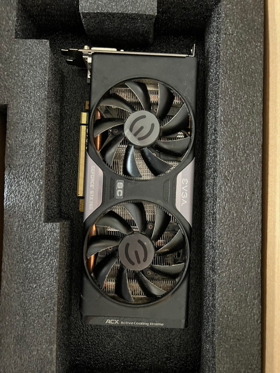 EVGA NVIDIA GeForce GTX 760 2GB GDDR5 Graphics Card (02G-P4-2765-KR)