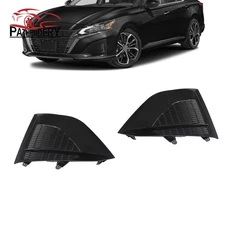 For 2023-24 Nissan Altima Front Bumper Fog Light Covers Black Bezel Right & Left