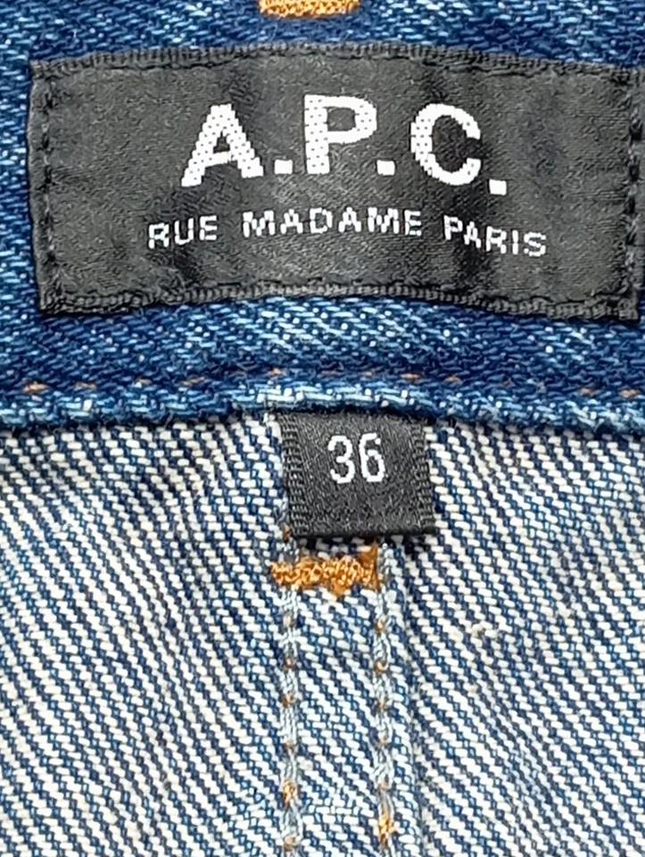 A.P.C. Jeansrock Damen Rock Gr. DE 36 blau Casual-Look - Bild 4 von 4