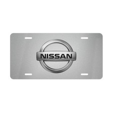 Nissan Logo Vanity License Plate Car Tag Aluminum Metal Steel Style