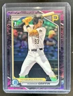 2024 Bowman Draft Konnor Griffin Chrome Fuchsia Lunar Refractor 1st #/199