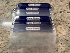 6 Pack Kids Full Face Shields Anti-Fog Safety Visor Elastic Band Ages 6–14 NEW — photo 1