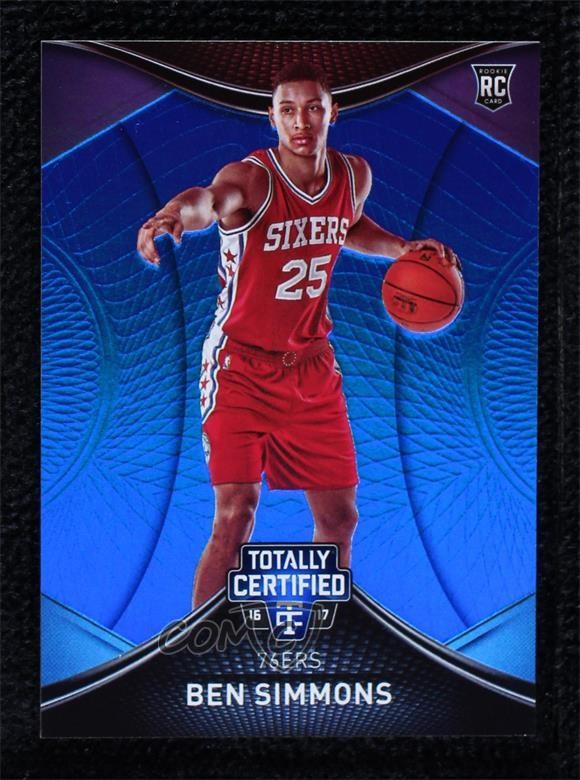 2016 Panini Totally Certified Rookies Blue 39/99 Ben Simmons #140 Rookie RC 6l7