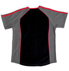 100% Cotton Kung Fu Jersey Style Black, Grey & Red Top - Unique — photo 2