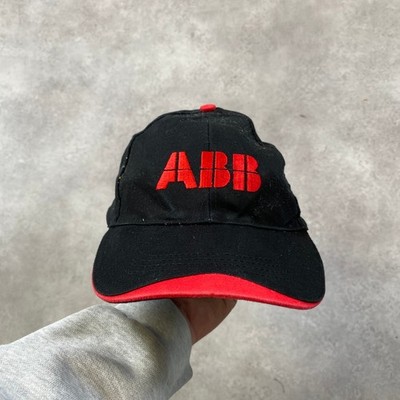 ABB Baseballmütze Herren Einheitsgröße bestickt Racing Strapback Cap, schwarz