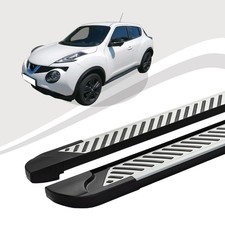Trittbretter passend für Nissan Juke ab Baujahr 06/2010 LINE Silber mIt ABE