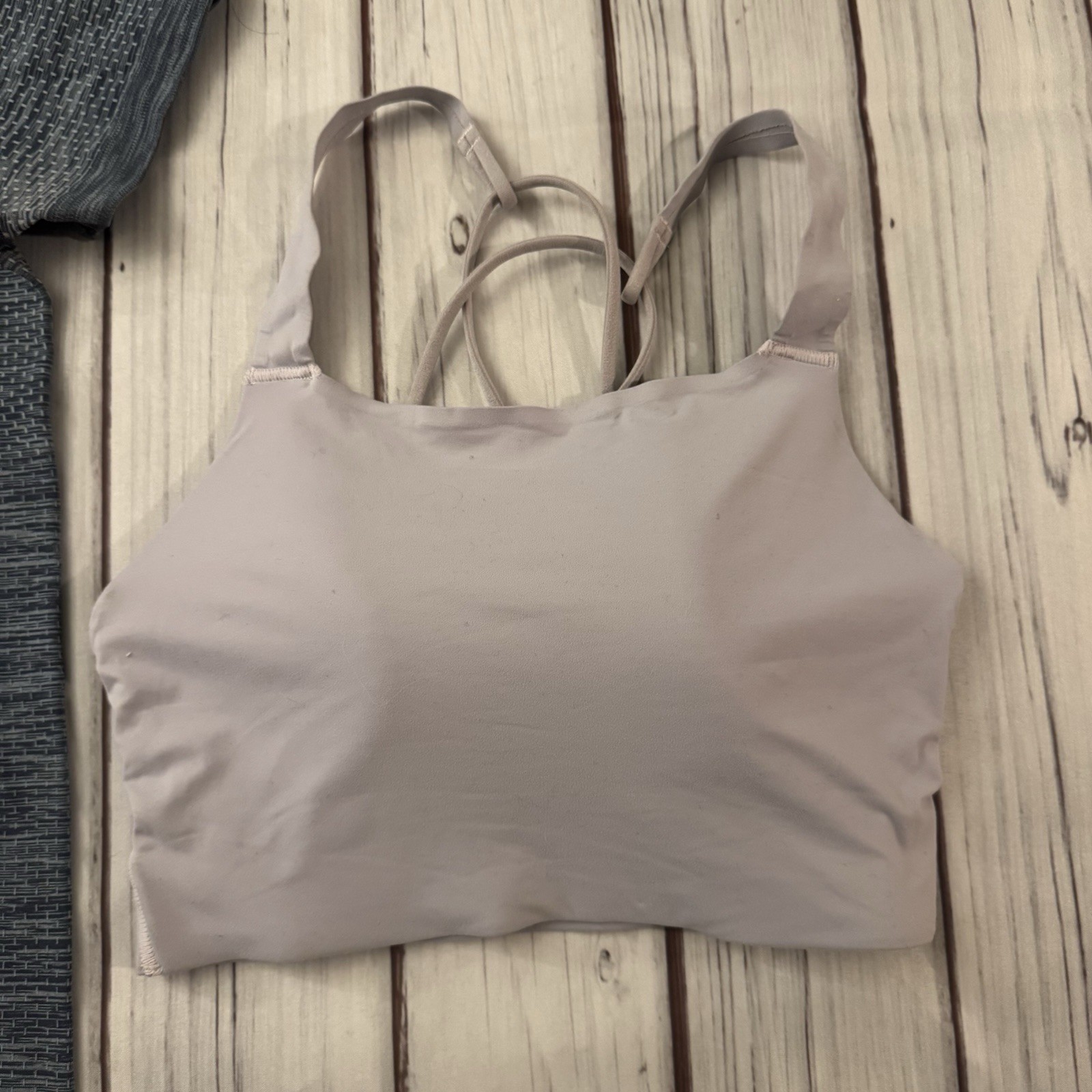 Nike Dri-Fit Athletic T-Shirt & Light Support Sports Bra Set XS Workout Active thumbnail 4